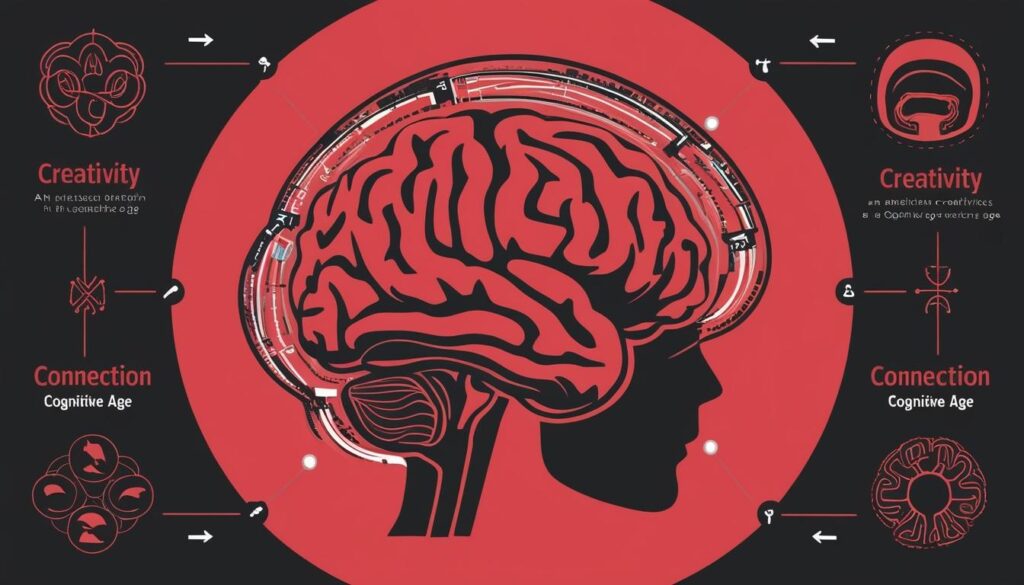 Exploring the cognitive age and the evolution of human thought