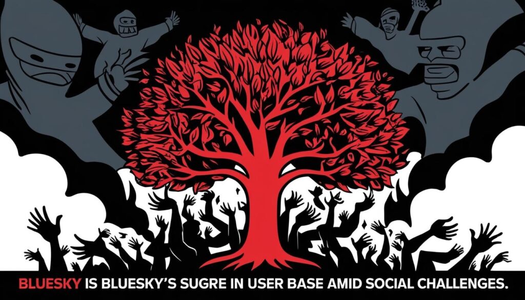 Bluesky sees explosive growth as users seek alternatives to mainstream platforms