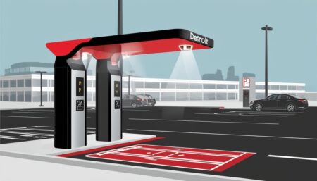 Detroit airport introduces automated parking guidance system