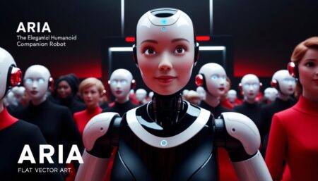 Realbotix unveils humanoid robot ARIA at technology convention