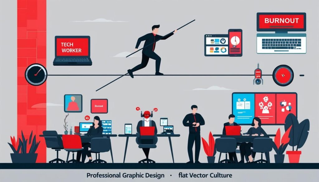 Addressing burnout in the IT sector through automation and flexible working
